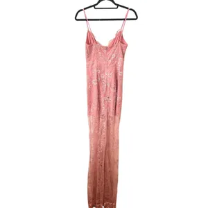 MAJORELLE Paisley Lace Floral‎ Maxi Dress Pink Small thumbnail 4