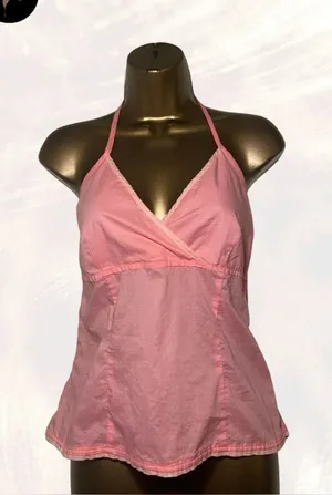 Tilt Halter Babydoll Tank Top thumbnail 1