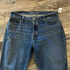 Old Navy high rise Slouchy straight jeans size 14 thumbnail 11