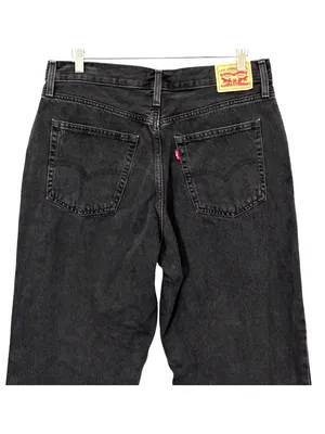 Levi's '94 Baggy Straight Leg Jeans Washed Out Black Size 32 thumbnail 5