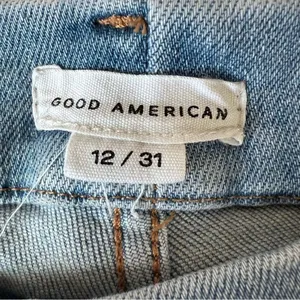 Good American Good Legs Distressed Crop Jeans thumbnail 5
