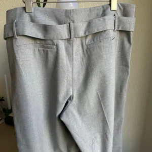 Banana Republic Gray Wide Leg Trousers thumbnail 4