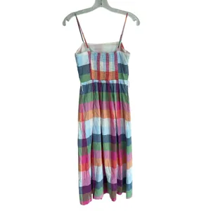 Kate Spade New York Target Plaid Midi Dress‎ XXS Multi Color Seersucker Pockets thumbnail 5