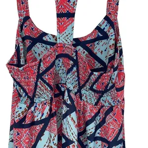 Love Fire Womens Maxi Racerback Dress Sleeveless Summer Vacation Red‎ Blue Large thumbnail 2