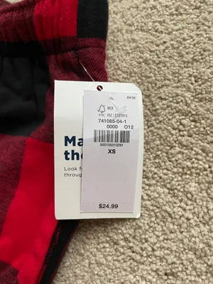 Old Navy Red And Black Flannel Pajama Pants thumbnail 4