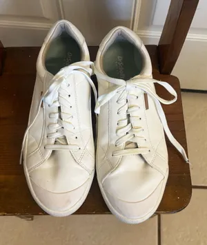 9.5 Dr. Scholl's Smooth White Time Off Max Platform Sneaker. thumbnail 1