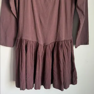 Free People NEW Onda Drop-Waist Long-Sleeve Mini Dress Large thumbnail 5