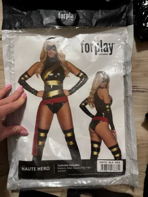 Spirit Halloween Never worn — brand new “Haute Hero” Halloween costume by Forplay! thumbnail 4