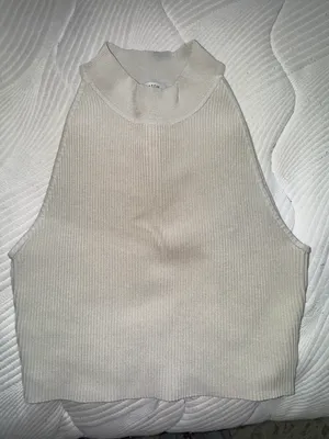 Aritzia Sculpt Knit Mockneck Halter Top thumbnail 5