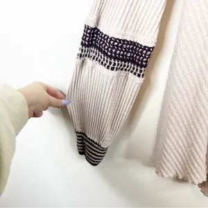 Free People Snow Day Thermal Mock Neck Top Women's Size M‎ Waffle Knit thumbnail 6