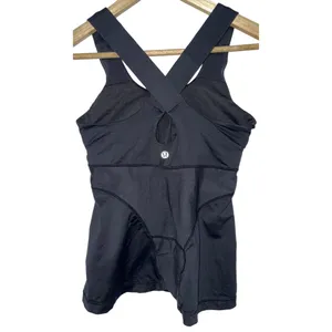 Lululemon Swift Tank Top Black Luxtreme Sleeveless Racerback Athletic Tank Sz 4 thumbnail 9