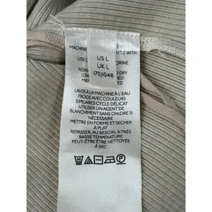 Free People L tank top Great Expectations ribbed knit embroidered cross stich thumbnail 5