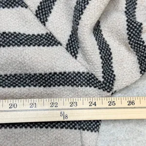 143 Story by Line Up Womens Beige Black Striped Sweater Size Large Made in‎ USA thumbnail 6