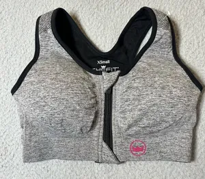 SHEFIT Perfect Lounge Bra Womens‎ XS Gray Low Imapct Everyday Comfortable NEW thumbnail 1