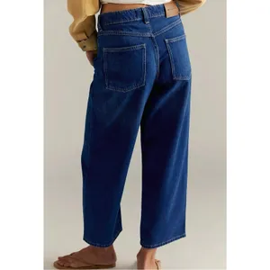 Free People Carina Ultra Soft Low Rise 90s Baggy Boyfriend Jeans Blue 33 Long thumbnail 3
