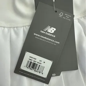 New Balance Tennis Skort Tournament Novelty Size M White Green thumbnail 3