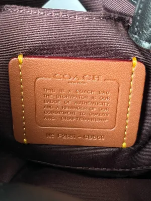 Coach Faye Mini Drawstring Bag With Quilting thumbnail 11