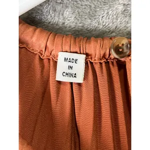 A.L.C. Renzo II Burnt Terracotta Pleated Halter Midi Dress Sleeveless Size 8 thumbnail 7