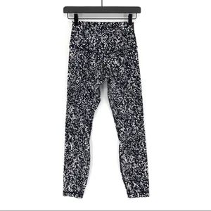 lululemon athletica Black & White Speckled High-Rise Leggings thumbnail 4