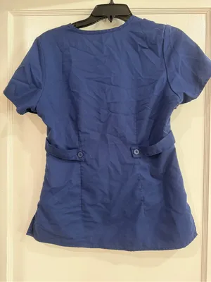 Grey's Anatomy Navy Medical Scrub Top by Barco thumbnail 6