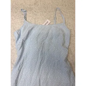 John Galt Blue Floral Ditsy Mini Dress Adjustable Straps Tie Back 1 Size‎ thumbnail 2