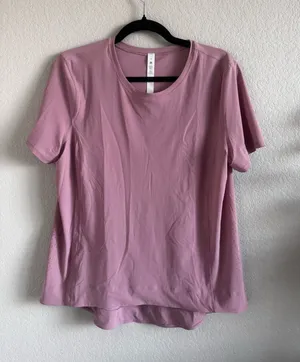 Lululemon Short Sleeve Tee 10 Lavender Lux thumbnail 1