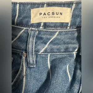 PacSun L.A. Womens Window Pane High Rise‎ Distressed Festival Shorts Size 28 thumbnail 9