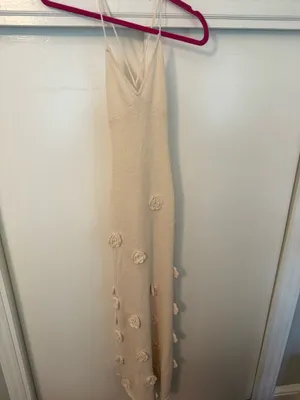 Meshki Suki Knit Maxi Dress Flowers Nude thumbnail 5
