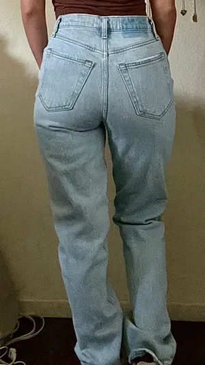 Abercrombie & Fitch Light Blue 90s Straight Jeans thumbnail 4