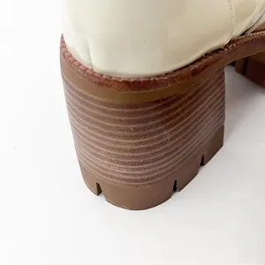 JEFFREY CAMPBELL Quavo Ice Crinkle Patent Leather Chunky Heel Platform Boots 6 thumbnail 9