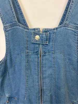 Free People We The Free Denim Jude Shortalls Overalls thumbnail 5
