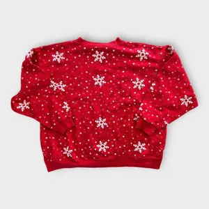 Vintage 90s Spumoni by Franko Christmas Skating Bears Sweatshirt Women's Medium thumbnail 6