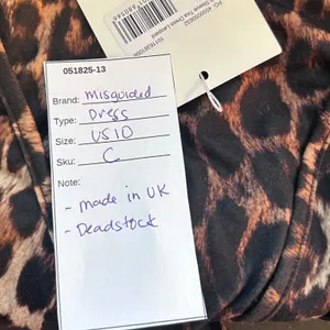 Missguided‎ Leopard Babydoll Dress Brown 10 thumbnail 16