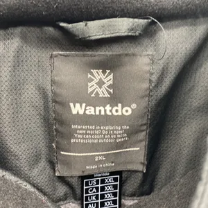 Wantdo black fleece lined ski jacket snowboard water wind resistant size XXL thumbnail 4
