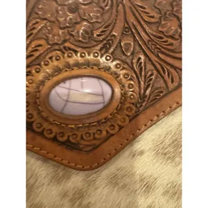 AD American Darling ADBGA341 Envelope Hand Tooled Genuine Leather Women Bag thumbnail 4