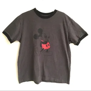 ‎Disney Resort Mickey Mouse ringer tee L thumbnail 1