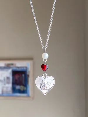 Handmade angel cherub goth chic fairy antique style necklace👼💗 thumbnail 2