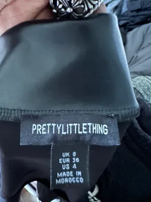 Pretty Little Thing Leather Skirt thumbnail 4
