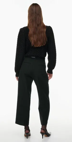 Aritzia Wilfred The Effortless Pant™ Cropped Cropped high-waisted wide-leg pants thumbnail 7