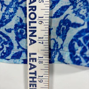 Michael Michael‎ Kors Blue White Paisley Damask A-Line Mini Skirt Size 6 thumbnail 5