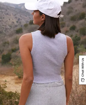 NWOT Brandy Melville Connor Tank Top in Grey thumbnail 2