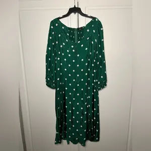 J.Crew Sweetheart Neckline Polka Dot Midi Dress Size 18 thumbnail 4