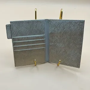 A Very Beautiful Gold Leather Tory Burch ID Card Mini Wallet Passport Holder thumbnail 3