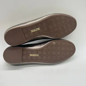 Louise Et Cie Ballet‎ Flats Womens 6M Metallic Bronze Scalloped Leather thumbnail 7