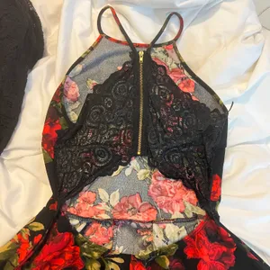 Rose Skater Romper thumbnail 4