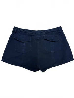 Women’s Navy Blue Cargo Shorts Size small Casual Outdoor Gorpcore Utility thumbnail 4