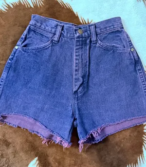 Vintage Wrangler Purple Cutt Offs Shorts thumbnail 1