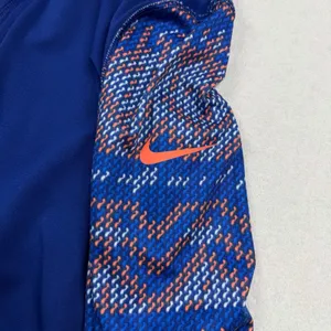 Nike Pro Dri-FIT Women’s 1/2 Zip Pullover Medium Blue Running Athletic Top thumbnail 6