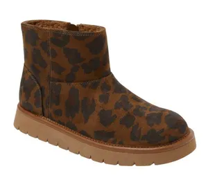 NWT Universal Thread Microsuede Ankle Boots with Memory Foam Leopard Brown 6M thumbnail 1