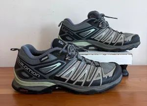 Salomon X Ultra Pioneer CSWP Waterproof Hiking Shoes Grey Green 416709 Womens 9 thumbnail 1